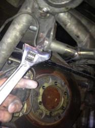 Lotus Esprit adjustable top link installation, left-hand side