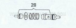 7. If the control piston looks like the diagram above (28) and is in two parts, then this unit if not to old can be serviced by purchasing the following two parts; S7046 and S7011