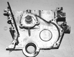 Broken impellor caused by incorrect dismantling