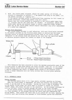 Esprit Lotus Service Notes, Section QC, page 3