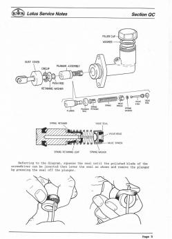 Esprit Lotus Service Notes, Section QC, page 5