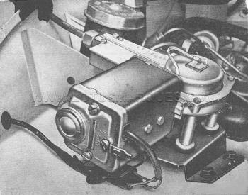Lotus Elan S1, S2 windscreen wiper motor general layout