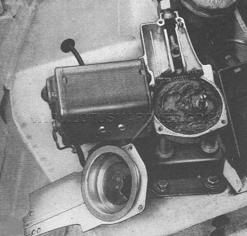 Connecting rod removed
