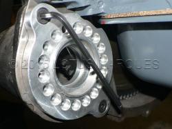 Tighten cap screws with allen key