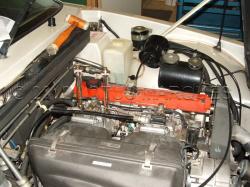 General view of engine bay