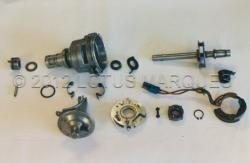 Distributor dismantled to cure invisible oil leak